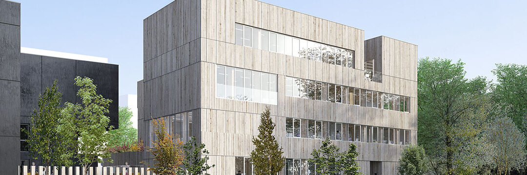 “Promenons-nous dans le bois” : visitez le chantier de l’institut Ocens à Nantes